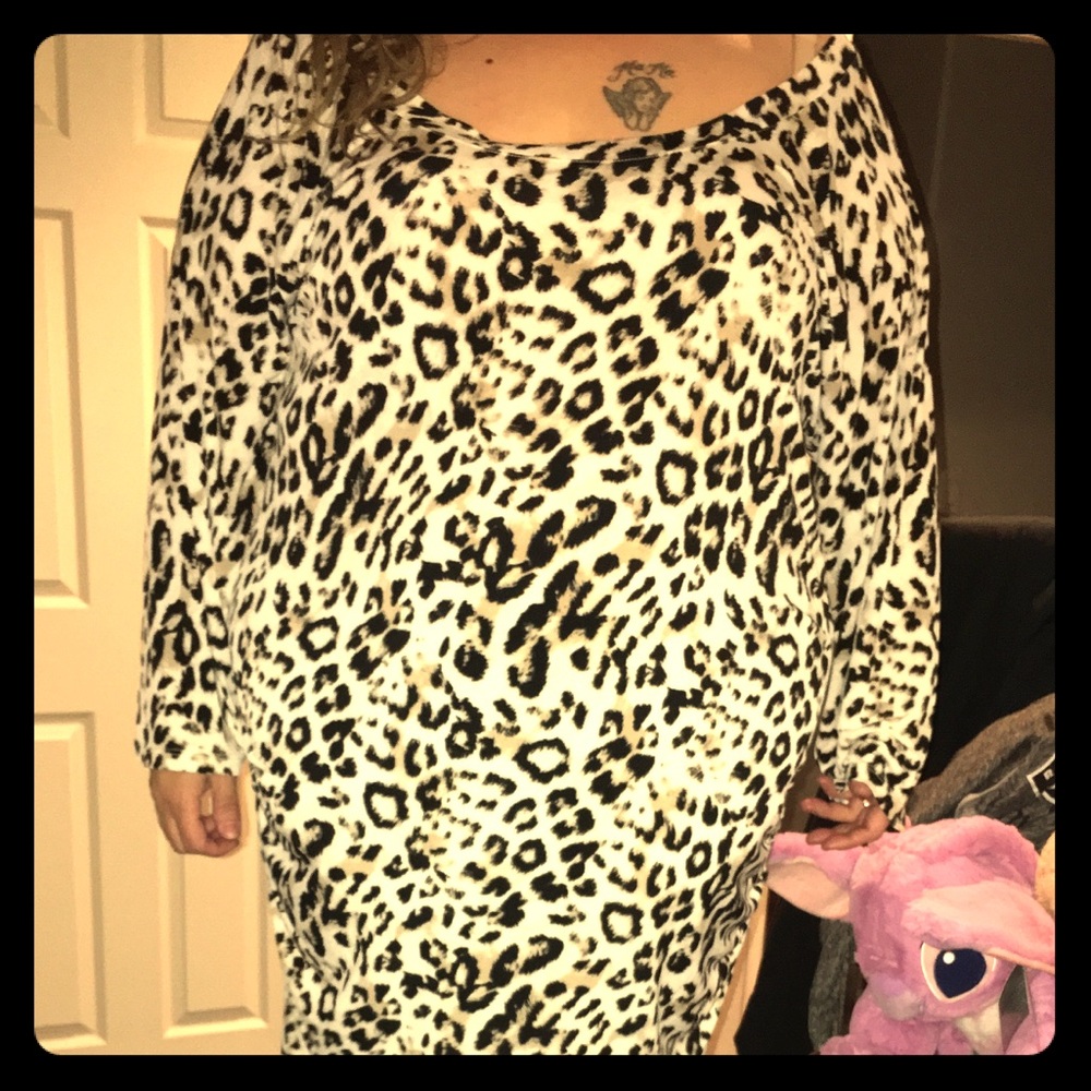 Animal print dress
